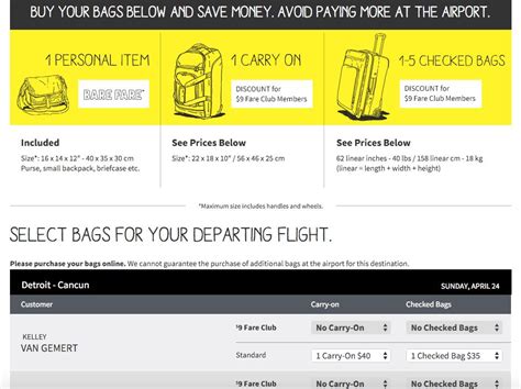 spirit overweight baggage cost.